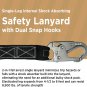 Universal Full-Body Fall Protection Safety Harness with Dorsal D-Ring and Mating