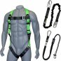 Universal Full-Body Fall Protection Safety Harness with Dorsal D-Ring and Mating