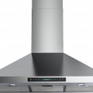 Range Hood 30 Inch, Ductless/Ducted Convertible Wall Mount 780 CFM Kitchen Vent