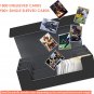 1800+ Card Deck Case for Sleeved Cards, Magnetic Closure Trading Card Deck Stora