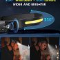 LED Headlamp Rechargeable, 2-Pack Rechargeable Headlight 230&Acirc;&deg; Wide Beam & Spotli