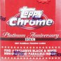 2021  Chrome Platinum Anniversary Baseball LITE Box (16 Pks/Bx)