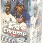 2021  Chrome Baseball Cards Blaster Box 32 Cards. Includes 2 Sepia and 2 Pink Re