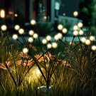 Solar Garden Lights-Firefly Lights, New Upgraded 4 Pieces Together Feature 32 Le