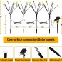Solar Garden Lights-Firefly Lights, New Upgraded 4 Pieces Together Feature 32 Le