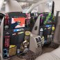 Car Backseat Organizer with 10" Table Holder, 9 Storage Pockets Seat Back Protec