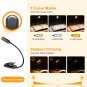 16 LED Rechargeable Book Light for Reading in Bed, Eye Caring 3 Color Temperatur