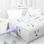 Surge Protector Power Strip - 8 Widely Outlets with 4 USB Ports(1 USB C Outlet),