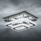 Crystal Chandelier Kitchen Ceiling Light Small Crystal Flush Mount Ceiling Light