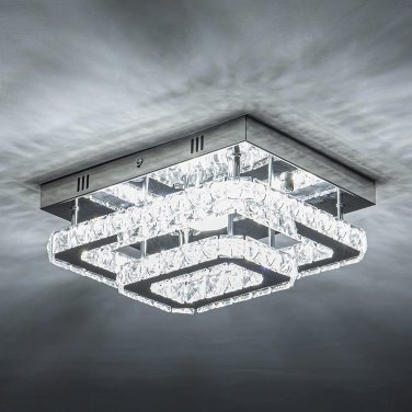 Crystal Chandelier Kitchen Ceiling Light Small Crystal Flush Mount Ceiling Light