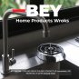 BEY Automatic Glass Rinser - Powerful Cup Washer for Kitchen Sink, Stainless Ste
