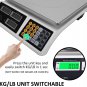 Digital Commercial Price Scale 88Lb/40Kg Price Computing Scale, Food Produce Cou