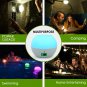 Rechargeable LED Lamp - 256 Colors, 140 Hour Battery Operated Touch Lamps - Wate