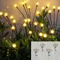 Solar Garden Lights â 40 LED Solar Firefly Lights, 10 LED Starburst Swaying Ligh