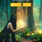 Solar Garden Lights - 4 Pack 10 LED Solar Bee Firefly Lights with 2 Lighting Mod