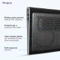 17 Inch Dual Fan Lap Chill Mat - Soft Neoprene Laptop Cooling Pad, Heat Protecti