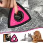 Mini Pet Hair Remover Brush Triangle - Great for Bedding, Couch, Car Detailing,