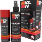 K&N Air Filter Cleaning Kit: Aerosol Filter Cleaner and Oil Kit; Restores Engine