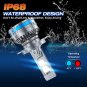 9003/H4 LED Headlight Bulbs,6500K Cool White LED Headlight Conversion Kit IP68 W