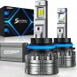 Fahren  9007/HB5 LED Headlight Bulbs, 100W 18,000LM 500% Brighter LED Headlights