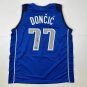 Facsimile Autographed Luka Doncic Dallas Blue Reprint Laser Auto Basketball Jers