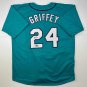 Facsimile Autographed Ken Griffey Jr. Seattle Teal Reprint Laser Auto Baseball J