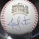 Jon Lester Chicago Cubs Signed Autograph Official MLB World Series Baseball Stei