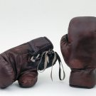 New Vintage 1930'S Style Real Leather Full Size 12Oz Hand Stitched Boxing Gloves