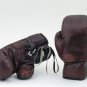 New Vintage 1930'S Style Real Leather Full Size 12Oz Hand Stitched Boxing Gloves