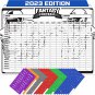 Fantasy Football Draft Board 2023-2024 Kit â Extra Large Set with 496 Player Lab