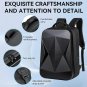 Hard Shell Laptop Backpack 35L, Waterproof Travel Backpack Business Computer Bag