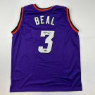 Facsimile Autographed Bradley Beal Phoenix Purple Reprint Laser Auto Basketball