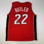 Facsimile Autographed Jimmy Butler Miami Red Reprint Laser Auto Basketball Jerse