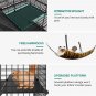 Large Cat Cage with Storage Cube DIY Indoor Catio Cat Enclosures Metal Cat Playp