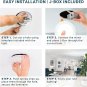 Yusosaif 6 Inch 12W 3CCT Ultra-Thin LED Recessed Ceiling Light with Junction Box