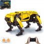 RC & APP Control Robot Dog Building Kit Set with Power Module, Puppy Toy Dog, Wa