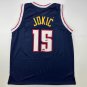 Facsimile Autographed Nikola Jokic Denver Blue Reprint Laser Auto Basketball Jer
