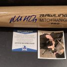 Mitch Haniger Seattle Mariners Autographed Signed Blonde Baseball Bat Beckett WI