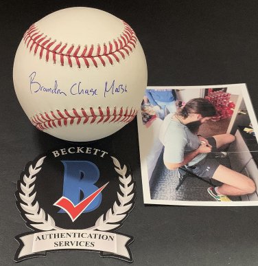 Brandon Chase Marsh Philadelphia Phillies Autographed Signed FULL NAME Official