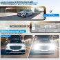 Triple Mirror Dash Cam 12" with Detached Front and In-Car Camera,Waterproof Back