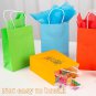 36PCS Gift Paper Bags with Handles, Colourful Party Favor Bags for Kids Small Tr