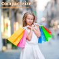 36PCS Gift Paper Bags with Handles, Colourful Party Favor Bags for Kids Small Tr