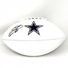 Emmitt Smith Cowboys Signed Autograph Embroidered Logo Football JSA Certified