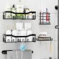 Shower Caddy 5 Pack, Bathroom Shower Organizer with Heavy-Duty Sticky, Self Adhe