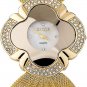 Joeyan Unique Petal Shape Gold Bracelet Watch Women Mother of Pearl Dial Metal C