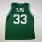 Facsimile Autographed Larry Bird Boston Green Reprint Laser Auto Basketball Jers