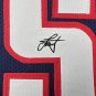 Framed Facsimile Autographed Nikola Jokic 33X42 Denver Blue Reprint Laser Auto B