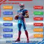 Fantasy Football Draft Board 2023-2024 Kit - Extra Large Set with 596 Player Lab