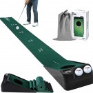 Golf Putting Matt for Indoor,Putting Green Mat with Electric Automatic Ball Retu