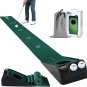 Golf Putting Matt for Indoor,Putting Green Mat with Electric Automatic Ball Retu